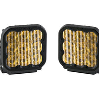 Diode Dynamics SS5 LED Pod Sport - Yellow Driving (Pair)