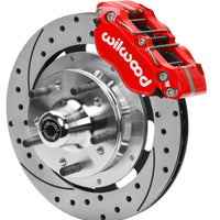 Wilwood 70-81 FBody/75-79 A&XBody Dynapro Frt Brk Kit 11.75in D/S Rtr Red Caliper Use w/ PD Spindle