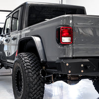 AWE Tuning 20-21 Jeep Gladiator JT 3.6L Tread Edition Cat-Back Dual Exhaust - Diamond Black Tip