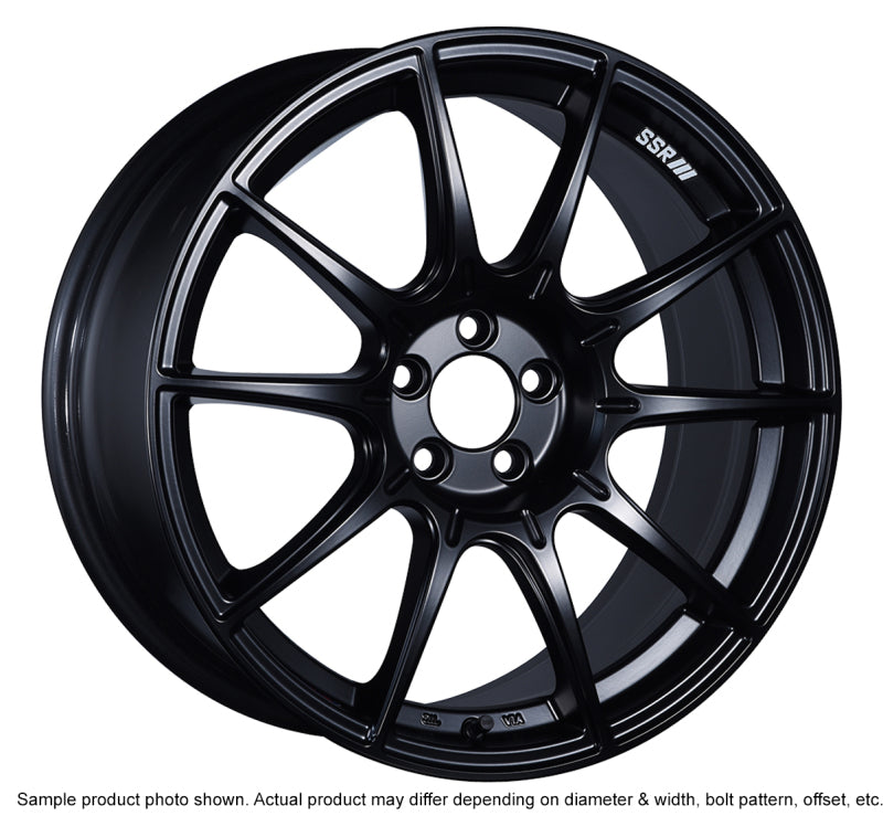 SSR GTX01 18x9.5 5x100 40mm Offset Flat Black Wheel FRS / BRZ