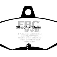 EBC 96-00 Ac Ace 5.0 Yellowstuff Rear Brake Pads