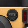 Officially Licensed Jeep 07-18 Jeep Wrangler JK Locking Fuel Door w/ Engraved Jeep Logo