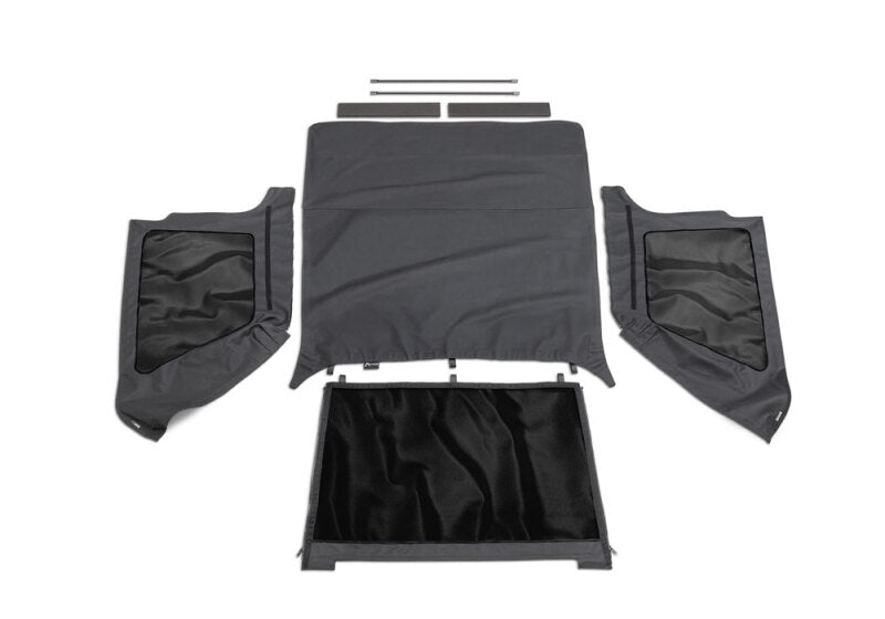 Rampage 1997-2006 Jeep Wrangler(TJ) Excludes LJ Unlimited Frameless Soft Top Kit - Black Diamond