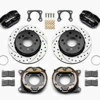 Wilwood Dynapro Lug Mount P/S Park Brake Kit Drilled Big Ford 2.00in Off Bronco 5 x 5.50