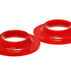 Energy Suspension Universal 2 1/8in ID 4 1/8in OD 13/16in H Red Coil Spring Isolators (2 per set)