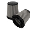 aFe MagnumFLOW Pro Dry S Air Filter 4in F x 6in B MT2 x 4-3/4 T x 7in H (Inverted)