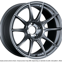 SSR GTX01 18x10.5 5x114.3 22mm Offset Dark Silver Wheel G35 / 350z / 370z