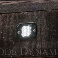 Diode Dynamics Stage Series C1 LED Pod Pro - White Flood Flush RBL (Pair)