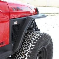 Fishbone Offroad 97-06 Jeep Wrangler TJ Steel Tube Fenders Rear 3In Flare - Blk Textured Powdercoat