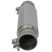 aFe MACH Force-Xp 409 SS Resonator 3in. Inlet/Outlet / 4in. Diameter / 12in. Body / 16in. Length