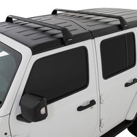 Rhino-Rack 07-22 Jeep Wrangler JK/JL 4 Door Hard Top Vortex SG 2 Bar Roof Rack - Black