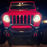 Oracle Jeep JL/Gladiator JT Oculus Bi-LED Projector Headlights - Amber/White Switchback SEE WARRANTY