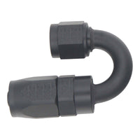 DeatschWerks 6AN Female Swivel 180-Degree Hose End CPE - Anodized Matte Black