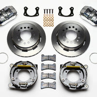 Wilwood Dynapro Low-Profile 11.00in P-Brake Kit-Polish New Big Ford 2.50in Offset