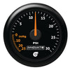 Innovate MTX Analog 30 PSI Vacuum/Boost Gauge Kit - Black Faceplate