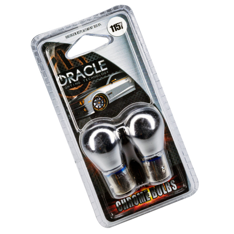 Oracle 1157 Chrome Bulbs (Pair) - White SEE WARRANTY