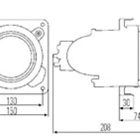 Hella Headlamp DeUs A 1Bl