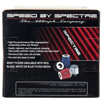 Spectre Adjustable Conical Air Filter 5-1/2in. Tall (Fits 3in. / 3-1/2in. / 4in. Tubes) - Red