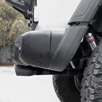 aFe Rebel Series 2.5in. 304 SS C/B Exhaust System 2018 Jeep Wrangler (JL) V6-3.6L - Black Tip