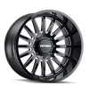 Mayhem 8114 Utopia 20x9 / 6x139.7 BP / 0mm Offset / 106mm Hub Black w/ Milled Spokes Wheel