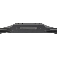 Fishbone Offroad 97-06 Jeep Wrangler TJ Winch Plate Steel - Black Textured Powdercoat Piranha Series