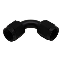 DeatschWerks 6AN Flare Female Swivel 90-Degree to 6AN Flare Female Swivel - Anodized Matte Black