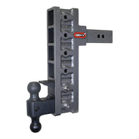 Gen-Y Mega Duty 2.5in Shank 12in Offset Drop 21K Hitch w/GH-061 Dual-Ball/GH-062 Pintle Lock