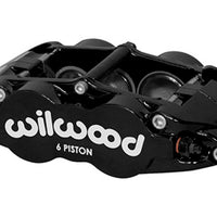 Wilwood Caliper Forged Narrow Superlite R/H FNSL6R-DS Dust Seal 1.62/1.12 1.10in Rotor Width - Black