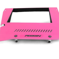 Perrin 2015+ Subaru WRX Engine Cover Kit (Intercooler Shroud + Pulley Cover) - Hyper Pink