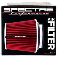 Spectre Adjustable Conical Air Filter 5-1/2in. Tall (Fits 3in. / 3-1/2in. / 4in. Tubes) - Red