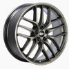 BBS CC-R 19x8 5x108 ET45 Satin Platinum Polished Rim Protector Wheel -70mm PFS/Clip Required