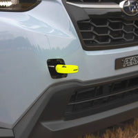 Perrin 2022 Subaru WRX / 18-21 Crosstrek / 14-21 Forester Tow Hook Kit (Front) - Neon Yellow