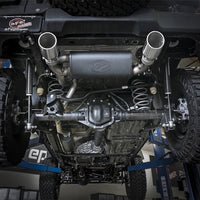 Rebel Series 2.5in 304 SS Cat-Back Exhaust w/ Polished Tips 2018+ Jeep Wrangler (JL) V6 3.6L