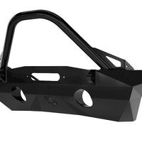 ICON 07-18 Jeep Wrangler JK Pro Series Front Bumper Rec Winch Mount w/Bar/Tabs