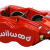 Wilwood Caliper-Forged Dynalite-M-Red 1.75in Pistons .81in Disc