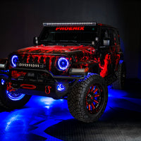 Oracle Jeep Wrangler JK/JL/JT High Performance W LED Fog Lights - w/o Controller SEE WARRANTY