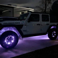 Oracle LED Illuminated Wheel Rings - White SEE WARRANTY