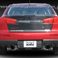 HKS 08-09 Evo 10 Hi-Power Dual Tip Catback Exhaust