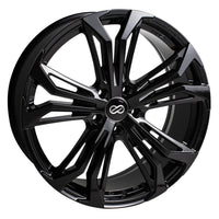 Enkei Vortex 5 Wheel 18x8 38mm Offset 5x114.3 72.6mm Bore Black Paint Wheel