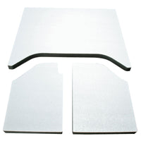 DEI 07-10 Jeep Wrangler JK 2-Door Boom Mat Headliner - 3 Piece - White