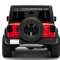 Raxiom 18-22 Jeep Wrangler JL Axial Series Plateau LED Tail Lights- Black Housing (Smoked Lens)