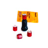 Fifteen52 Valve Stem Cap Set - Red - 4 Pieces