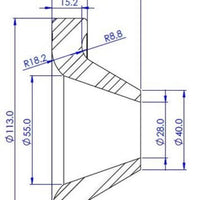 SuperPro 18-23 Jeep Wrangler JL Rear Upper Spring Pad Spacer - 50mm/2in Lift (Single)