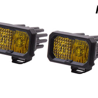 Diode Dynamics Stage Series 2 In LED Pod Pro - Yellow Driving Standard ABL (Pair)