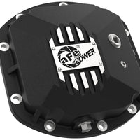 aFe Street Series Dana 30Front Differential Cover Black w/ Machined Fins 97-18 Jeep Wrangler