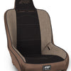 PRP Premier High Back Suspension Seat (Two Neck Slots) - Tan / Black