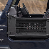 Rampage 1997-2006 Jeep Wrangler(TJ) 2-Door Tube Doors With Netting - Black