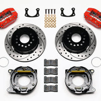 Wilwood Dynapro Lug Mount P/S P-B Kit Drilled-Red New Big Ford 2.50in Offset