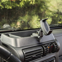 Rugged Ridge Dash Multi-Mount W/Phone Holder 97-06 Jeep Wrangler