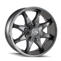 ION Type 181 17x9 / 5x127 BP / 18mm Offset / 87mm Hub Graphite Wheel